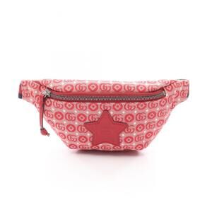 GUCCI Red Leather Fanny Pack